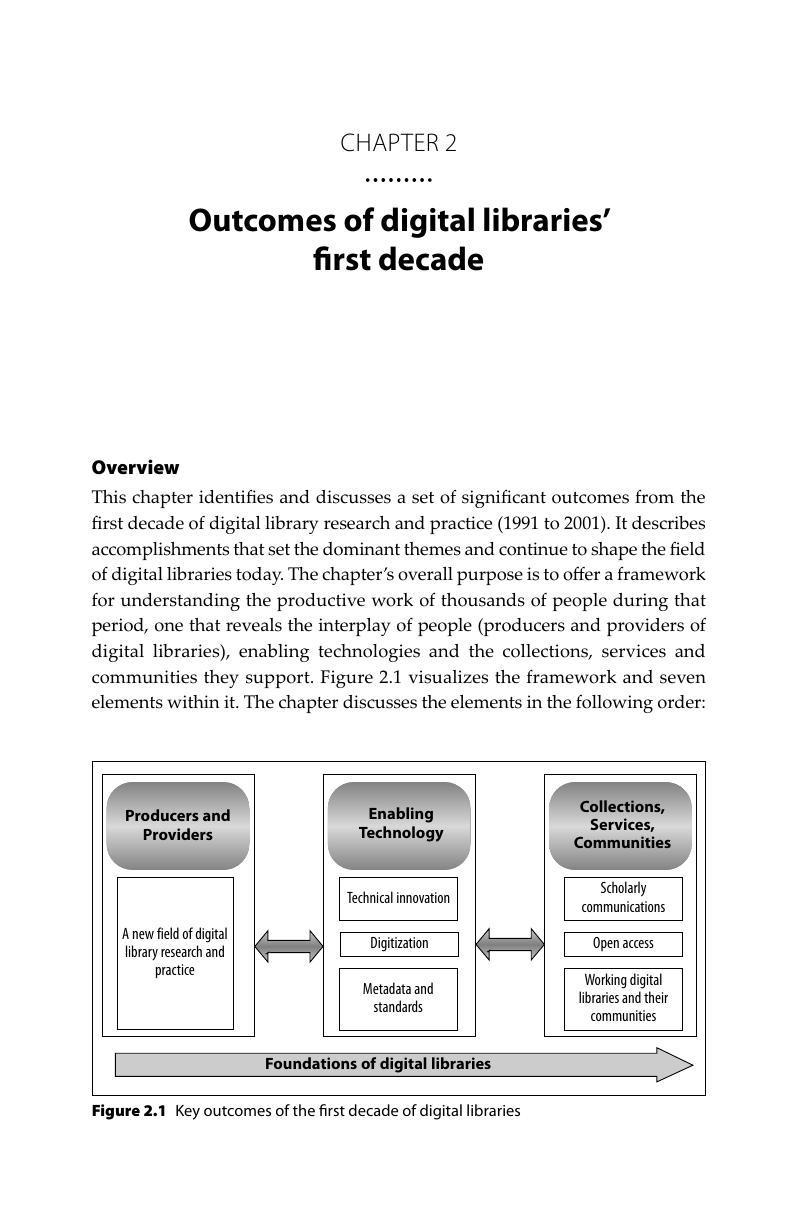 Outcomes Of Digital Libraries’ First Decade (Chapter 2) - Exploring ...