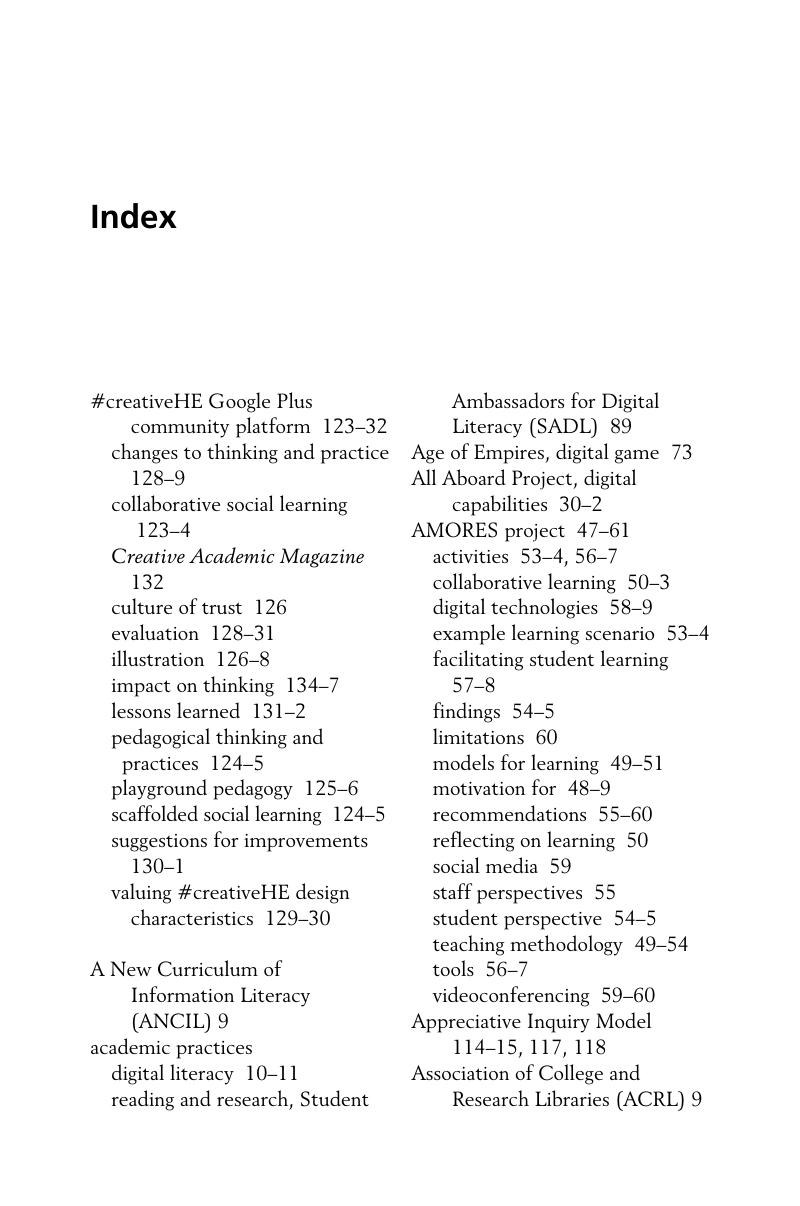 Index - Digital Literacy Unpacked