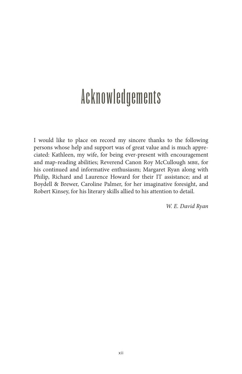 Acknowledgements - English Medieval Church Towers