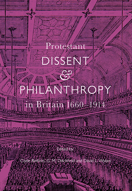 Protestant Dissent and Philanthropy in Britain, 1660–1914