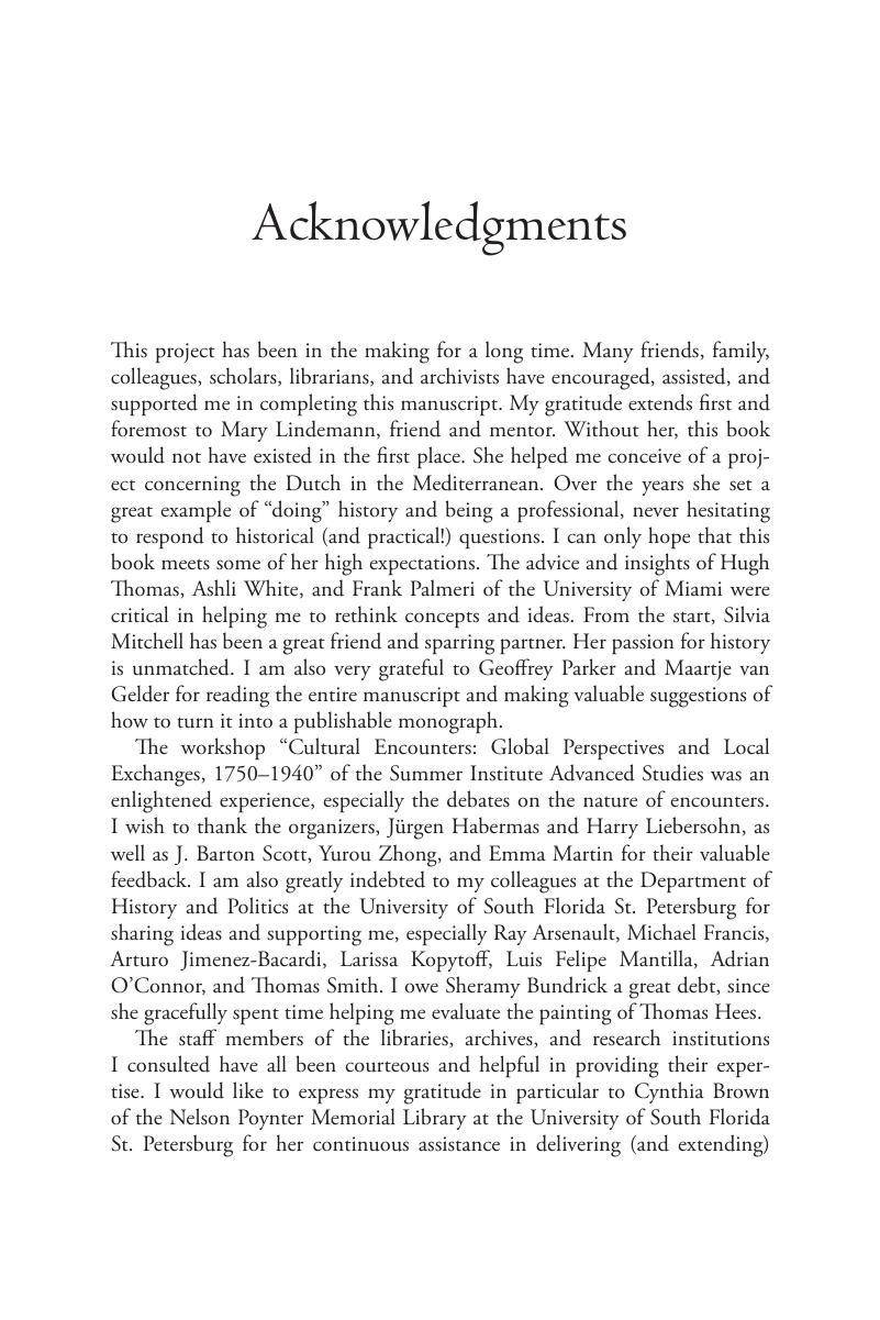 Acknowledgments - Consuls and Captives