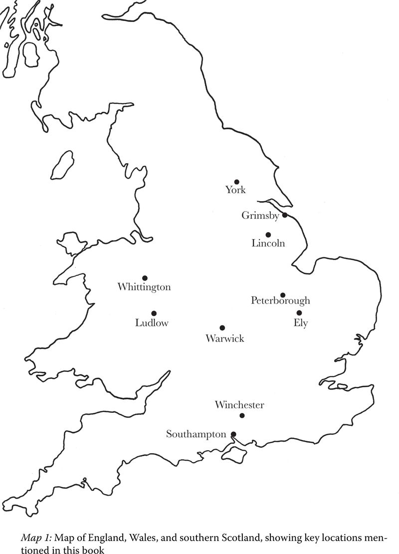 Map - Writing Regional Identities in Medieval England