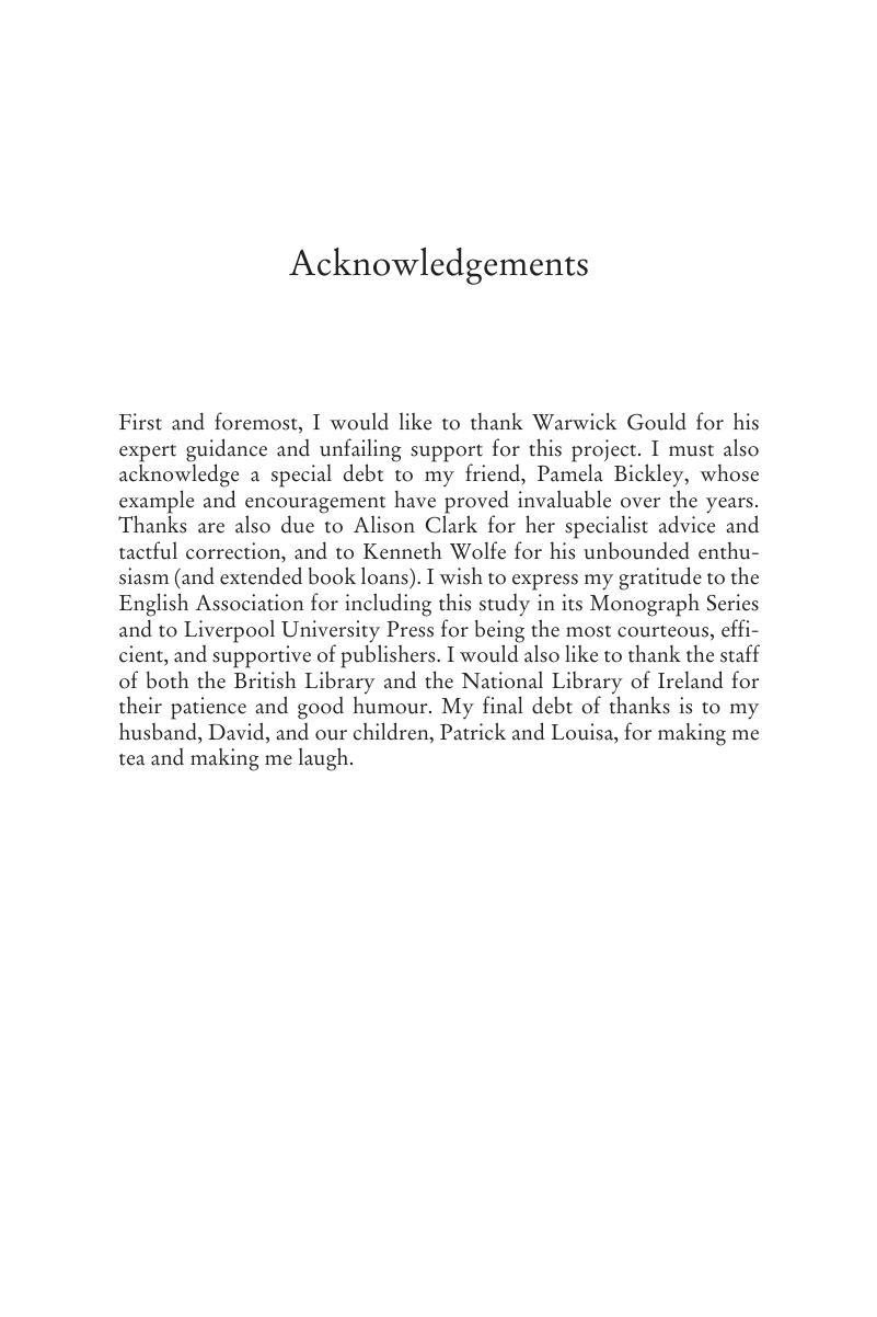 Acknowledgements - The Historical Jesus and the Literary Imagination ...