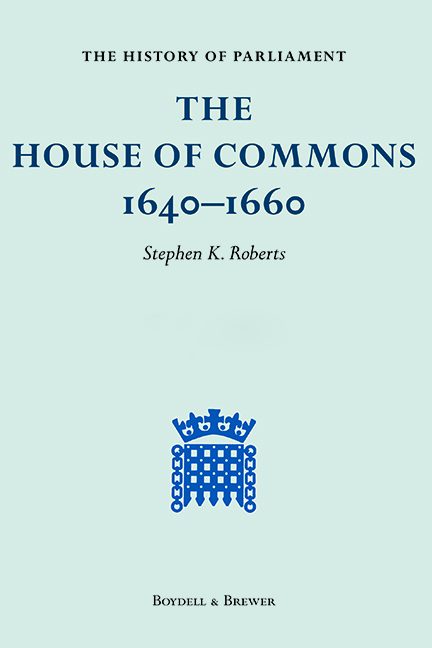 The History of Parliament: The House of Commons 1640-1660 [Volume IX]