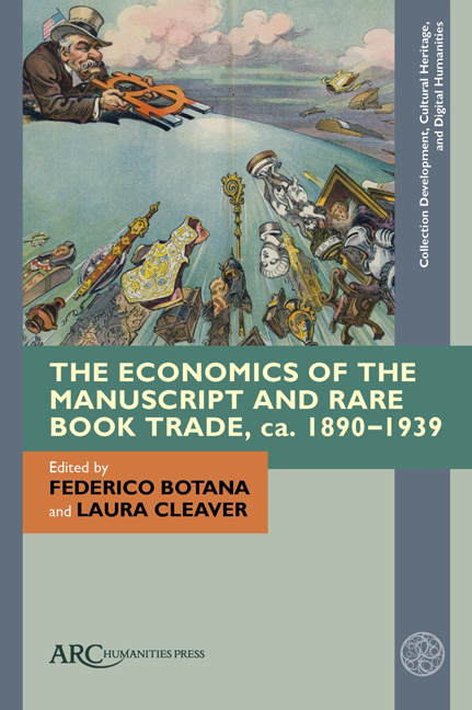 The Economics of the Manuscript and Rare Book Trade, c.1890-1939