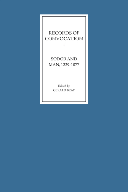 Records of Convocation