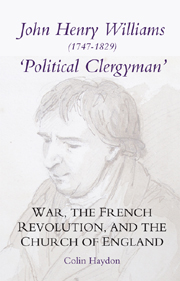 John Henry Williams (1747–1829): 'Political Clergyman'