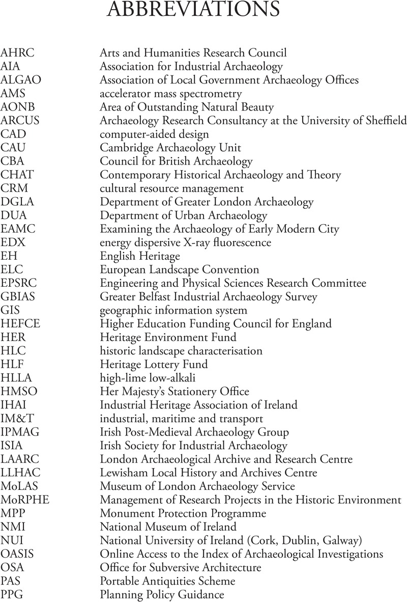 Abbreviations - Crossing Paths or Sharing Tracks?