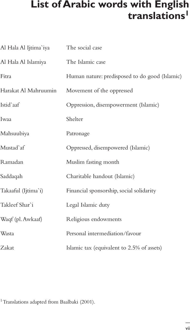 list-of-arabic-words-with-english-translations-social-welfare-and