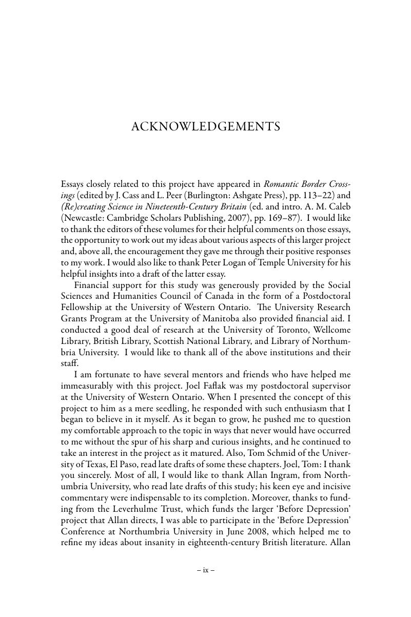 Acknowledgements - Rhyming Reason