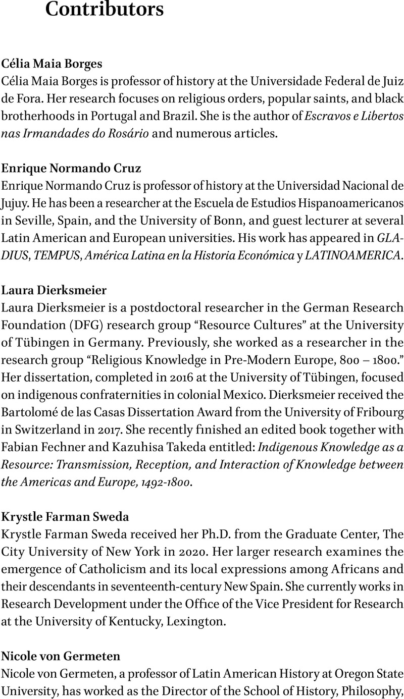 contributors-indigenous-and-black-confraternities-in-colonial-latin