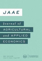 Journal of Agricultural and Applied Economics Volume 52 - Issue 3 -