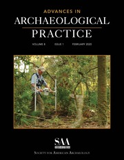 Advances in Archaeological Practice Volume 8 - Issue 1 -
