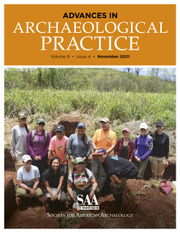 Advances in Archaeological Practice Volume 9 - Issue 4 -