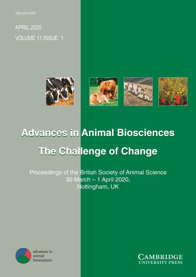 Advances in Animal Biosciences | Cambridge Core