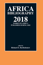 Africa Bibliography Volume 2018 - Issue  -