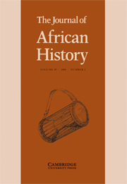 The Journal of African History Volume 49 - Issue 2 -
