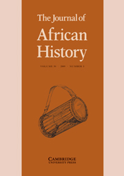 The Journal of African History Volume 50 - Issue 3 -