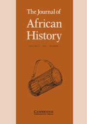 The Journal of African History Volume 53 - Issue 3 -