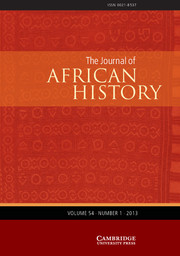 The Journal of African History Volume 54 - Issue 1 -