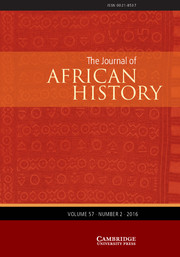 The Journal of African History Volume 57 - Issue 2 -