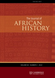 The Journal of African History Volume 63 - Issue 2 -