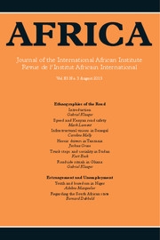 Africa Volume 83 - Issue 3 -