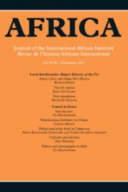 Africa Volume 85 - Issue 4 -