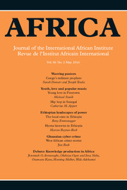 Africa Volume 86 - Issue 2 -