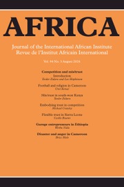 Africa Volume 94 - Issue 3 -