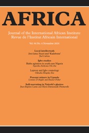 Africa Volume 94 - Issue 4 -