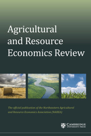 Agricultural and Resource Economics Review Volume 50 - Issue 2 -