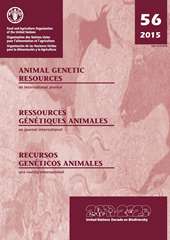 Animal Genetic Resources/Resources génétiques animales/Recursos genéticos animales Volume 56 - Issue  -