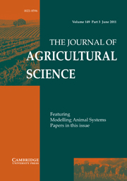 The Journal of Agricultural Science Volume 149 - Issue 3 -