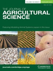 The Journal of Agricultural Science Volume 150 - Issue 1 -