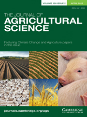 The Journal of Agricultural Science Volume 150 - Issue 2 -