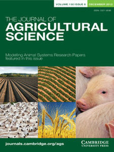 The Journal of Agricultural Science Volume 150 - Issue 6 -