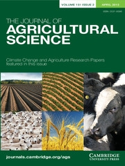 The Journal of Agricultural Science Volume 151 - Issue 2 -