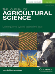 The Journal of Agricultural Science Volume 158 - Issue 5 -