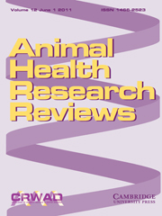 Animal Health Research Reviews Volume 12 - Issue 1 -