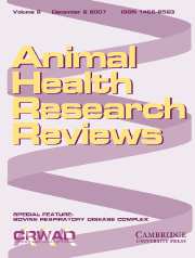 Animal Health Research Reviews Volume 8 - Issue 2 -