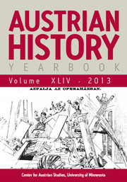 Austrian History Yearbook Volume 44 - Issue  -