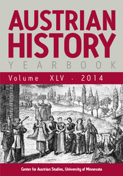Austrian History Yearbook Volume 45 - Issue  -