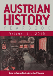 Austrian History Yearbook Volume 50 - Issue  -