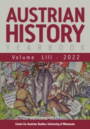 Austrian History Yearbook: Volume 53 - | Cambridge Core