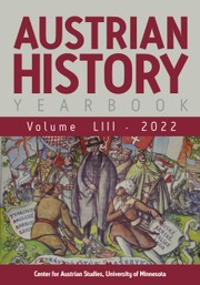 Austrian History Yearbook Volume 53 - Issue  -