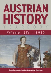 Austrian History Yearbook Volume 54 - Issue  -