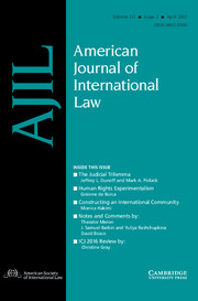 American Journal of International Law Volume 111 - Issue 2 -