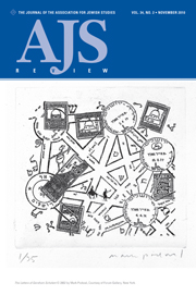 AJS Review Volume 34 - Issue 2 -