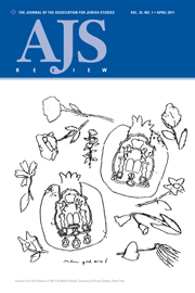 AJS Review Volume 35 - Issue 1 -